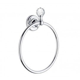 Полотенцедержатель MADRAS ORIENTE SWAROVSKI круглый, хром
