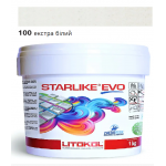Фуга Litokol Starlike EVO 100, екстра білий, 1кг.