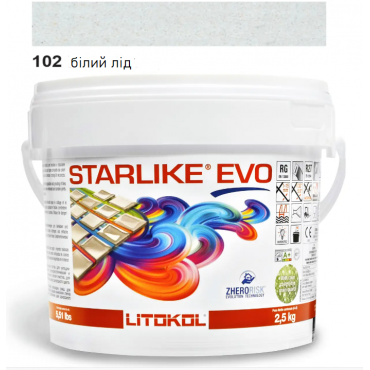 Фуга Litokol Starlike EVO 102 білий лід , 2,5кг, 