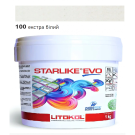 Фуга Litokol Starlike EVO 100, екстра білий, 1кг.