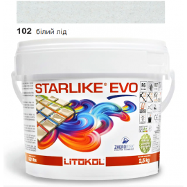 Фуга Litokol Starlike EVO 102 білий лід , 2,5кг, 
