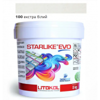 Фуга Litokol Starlike EVO 100, екстра білий, 5кг Фуга Litokol Starlike EVO 100, екстра білий, 5кг