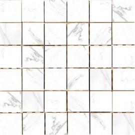 CALACATTA MOSAICO LAP. RETT. 6MM