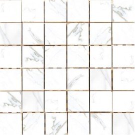 CALACATTA MOSAICO LAP. RETT. 6MM