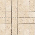 CREMA MARFIL MOSAICO LAP. RETT. 6MM