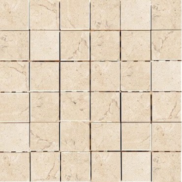 CREMA MARFIL MOSAICO LAP. RETT. 6MM