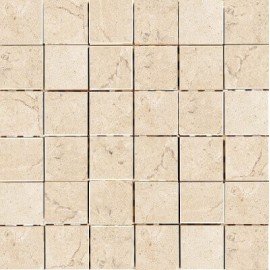CREMA MARFIL MOSAICO LAP. RETT. 6MM