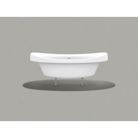 Ванна VENICE FIT акриловая, с ножками, щелевой слив перелив 010009106S