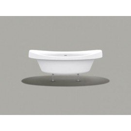 Ванна VENICE FIT акриловая, с ножками, щелевой слив перелив 010009106S