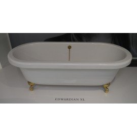 Ванна EDWARDIAN XL акриловая, на 4 хром. ножках , слив перелив 010009102 хром